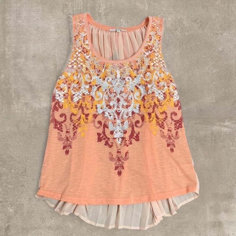 Miss Me Embellished Graphic Sleeveless Tank Top